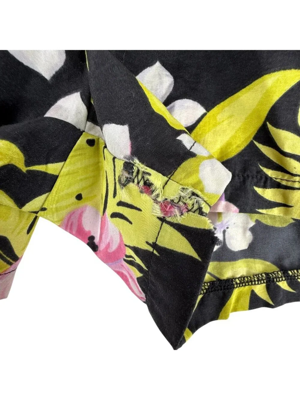 Catalina Womens Swim Bottom Skort Size 12 14 Skirt Short Hawaiian Print Damage - Picture 6 of 8